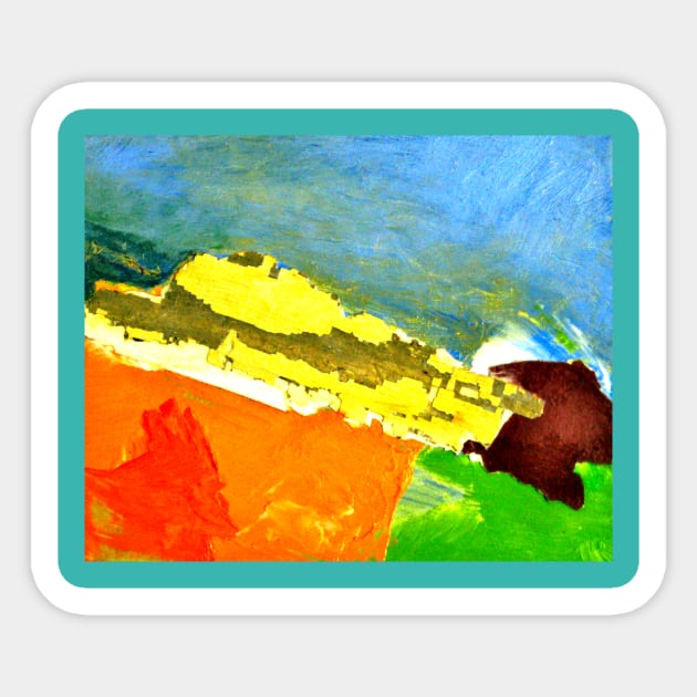 Old House Abstract Sticker by DonWillisJrArt